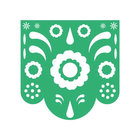 green pendant decorationのイラスト素材