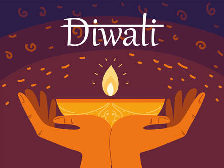 diwali festive hinduのイラスト素材
