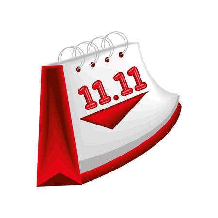 shopping day calendarのイラスト素材