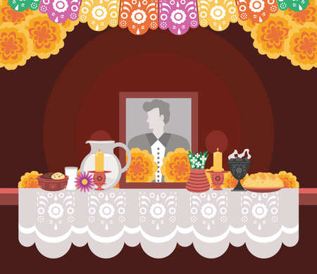 day of the dead mexicoのイラスト素材