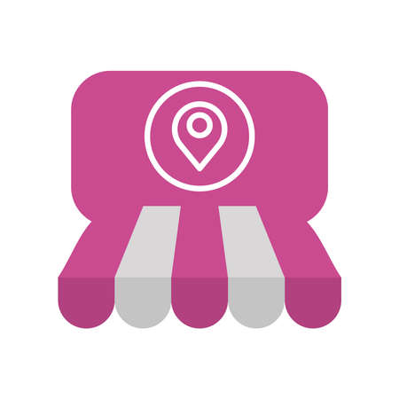 online local businessのイラスト素材