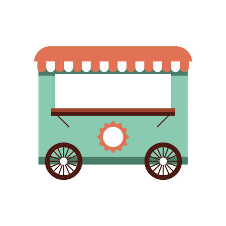 street food cartのイラスト素材