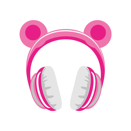headphones with earsのイラスト素材