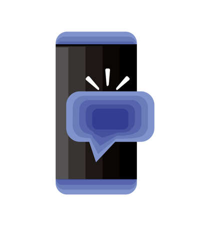 smartphone speech bubbleのイラスト素材