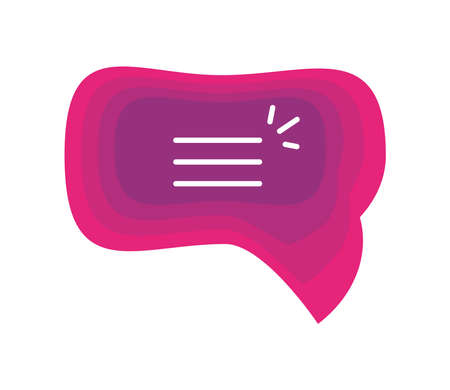 speech bubble messagingのイラスト素材