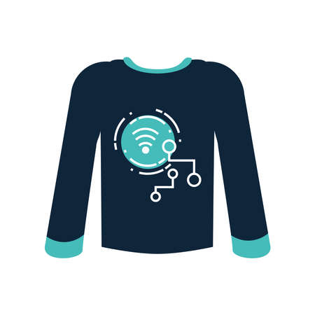 clothes smart sensorsのイラスト素材