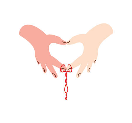 hand making heartのイラスト素材