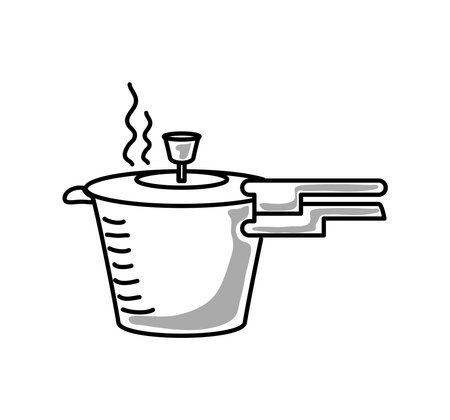 pressure cooker iconのイラスト素材