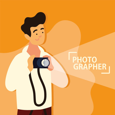 photographer using camera