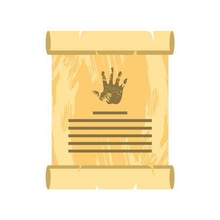 human rights scrollのイラスト素材