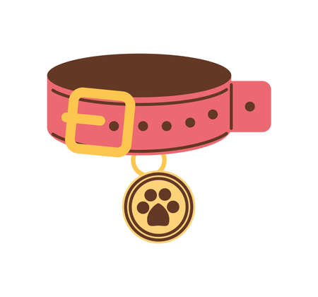 pet collar accessoryのイラスト素材
