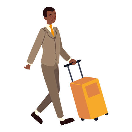 afro american businessmanのイラスト素材