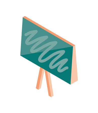 school chalkboard iconのイラスト素材