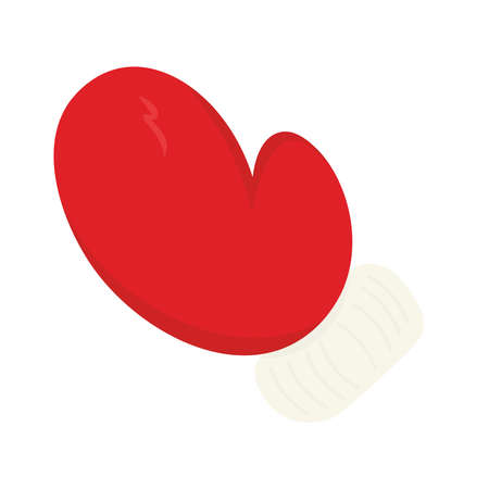 winter glove accessoryのイラスト素材