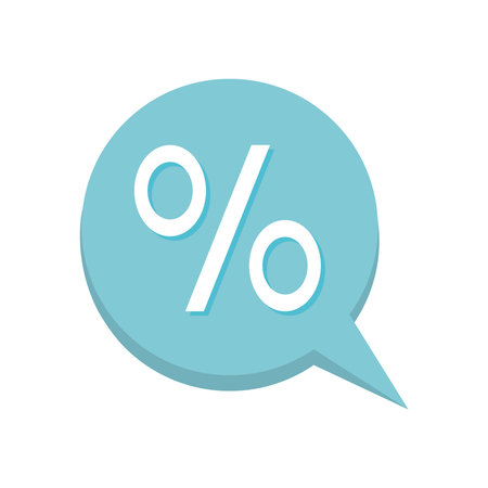 percent in bubbleのイラスト素材