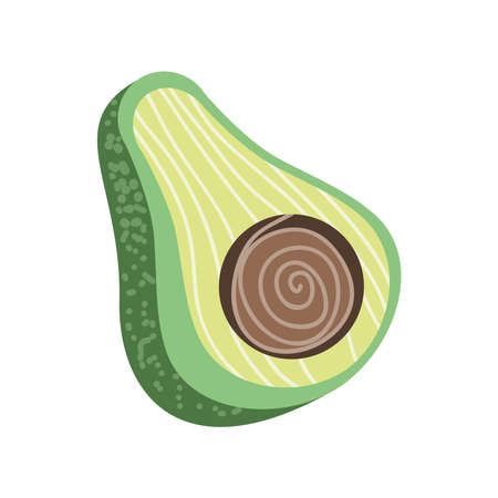 avocado fresh iconのイラスト素材