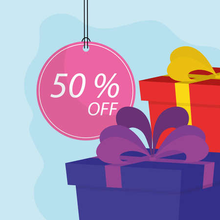 sale gifts offerのイラスト素材