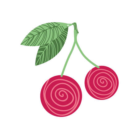 cherry fresh iconのイラスト素材