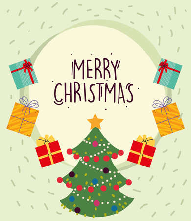 merry christmas bannerのイラスト素材