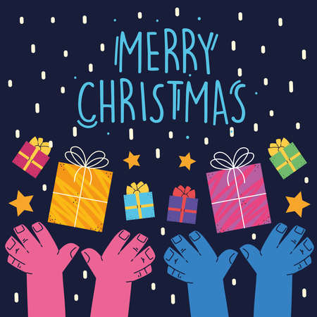 merry christmas eventのイラスト素材