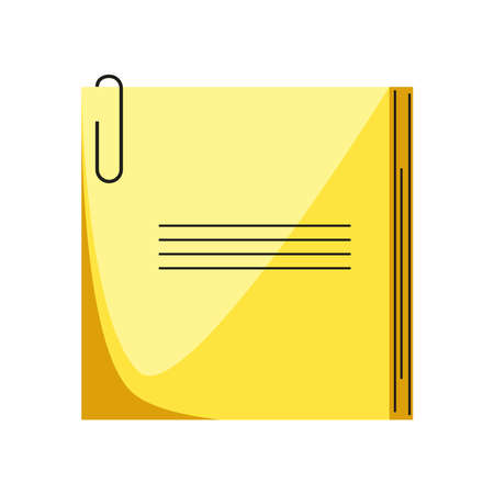 office folder with clipのイラスト素材