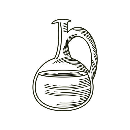 oil olive hand drawn styleのイラスト素材
