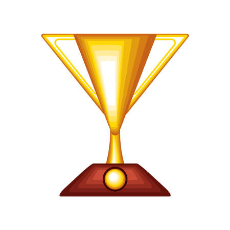 golden trophy cupのイラスト素材