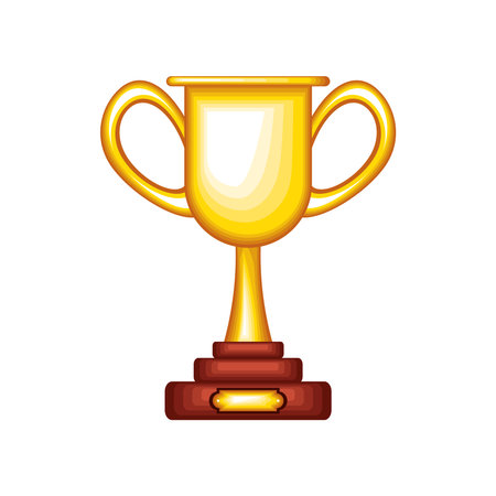 golden trophy awardのイラスト素材