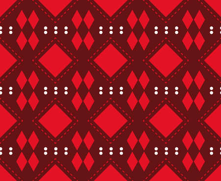 red geometric shapesのイラスト素材