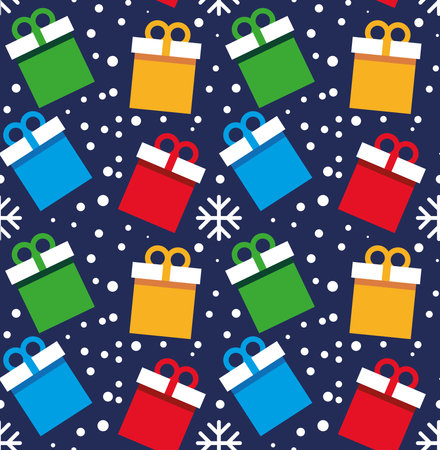 christmas gift presentsのイラスト素材