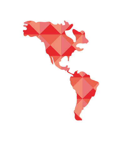 american map abstractのイラスト素材