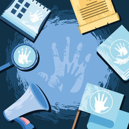 human rights advertisingのイラスト素材
