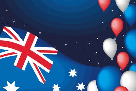 australia day partyのイラスト素材
