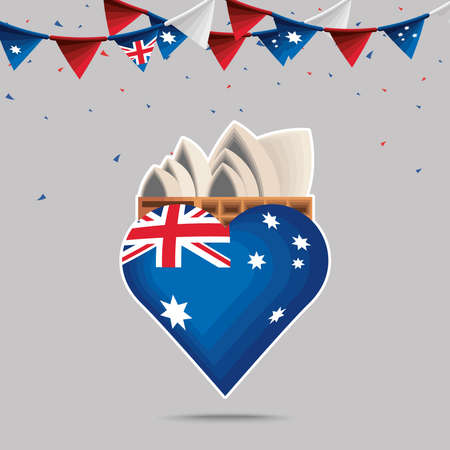 australia day freedom nationalのイラスト素材