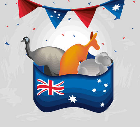 australia day nationalのイラスト素材