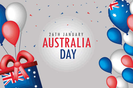 26th january australia day festiveのイラスト素材