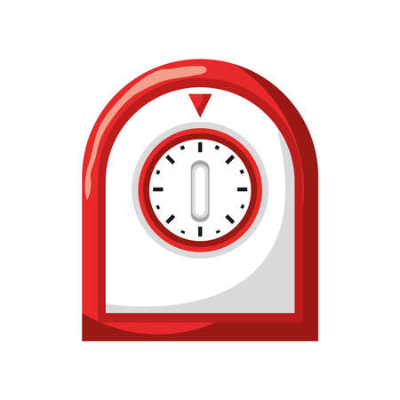 kitchen clock timerのイラスト素材