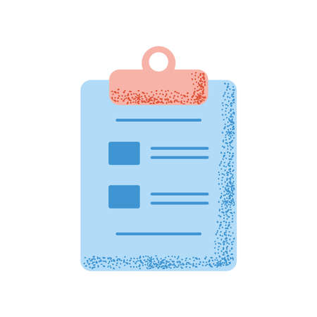 clipboard report documentのイラスト素材