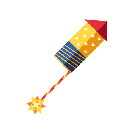 fireworks rocket iconのイラスト素材
