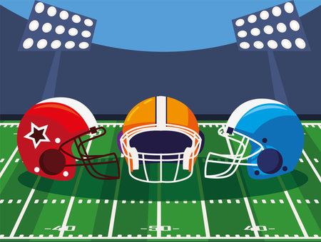 american football helmets