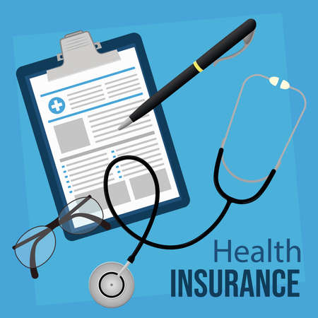 health insurance conceptのイラスト素材