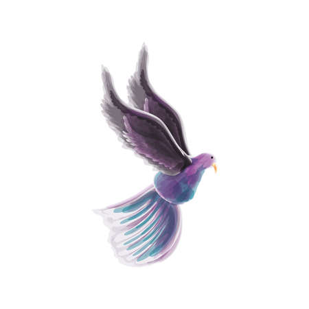 dove bird watercolorのイラスト素材