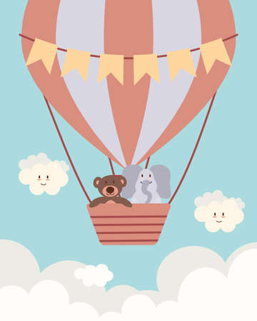 cute baby animalsのイラスト素材