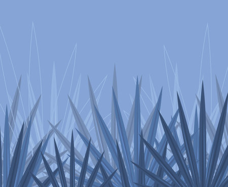 leaves nature patternのイラスト素材