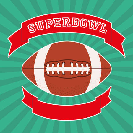 super bowl ballのイラスト素材