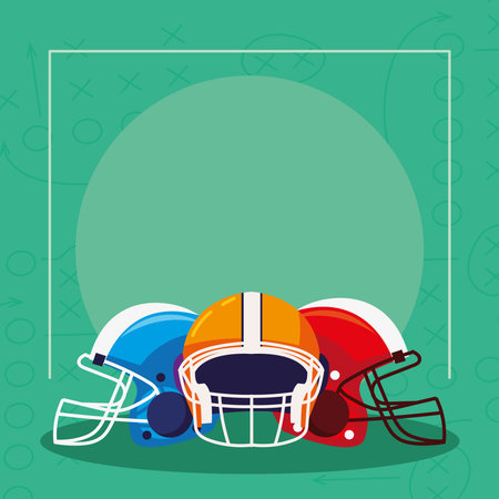 american football helmets