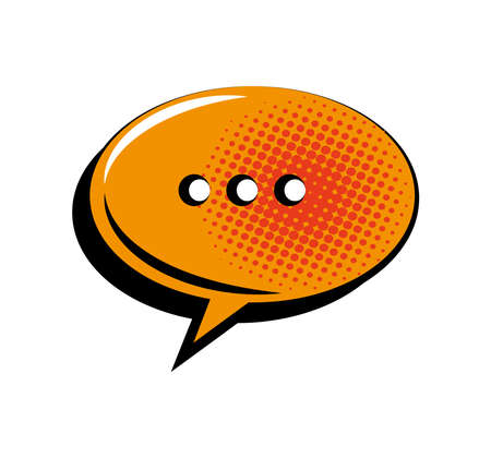 speech bubble pop artのイラスト素材