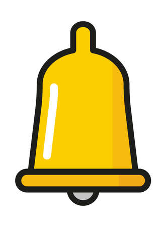 bell cartoon iconのイラスト素材