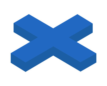 blue medical cross