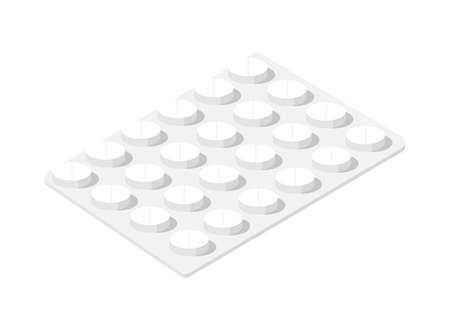 packing pills medicamentsのイラスト素材